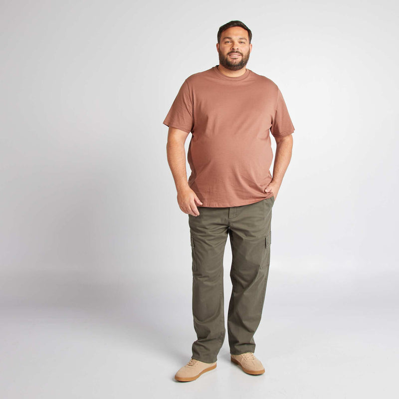 T-shirt uni en maille jersey
