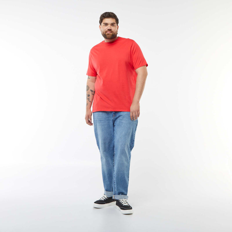 T-shirt uni en maille jersey