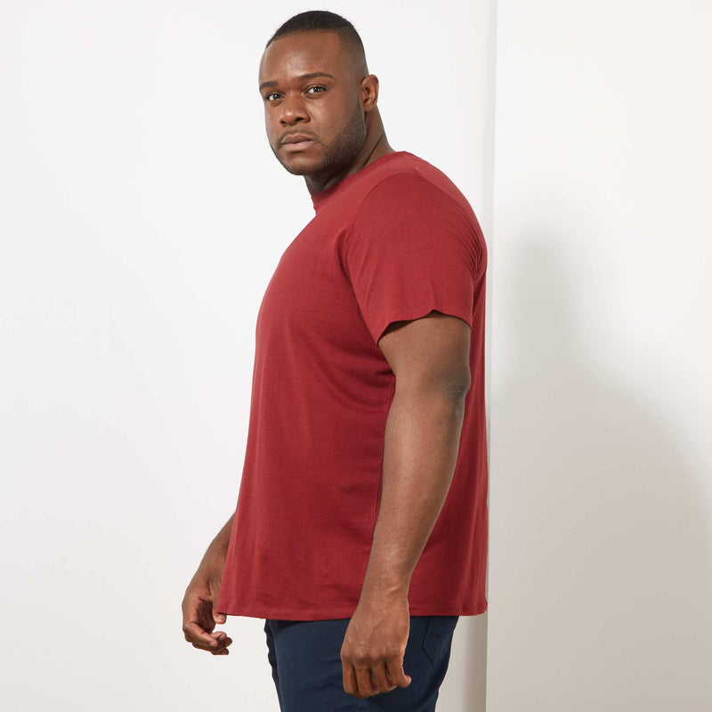 T-shirt uni en maille jersey