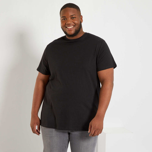 T-shirt uni en maille jersey