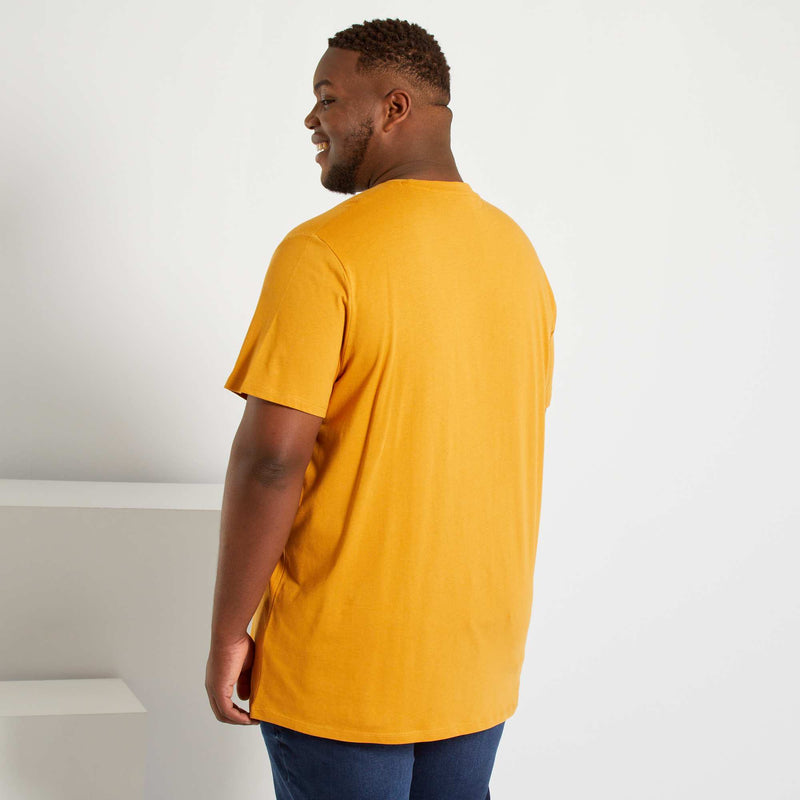 T-shirt uni en maille jersey