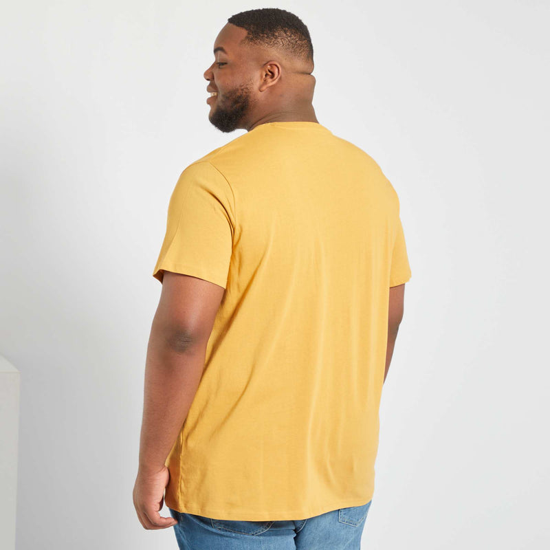 T-shirt uni en maille jersey