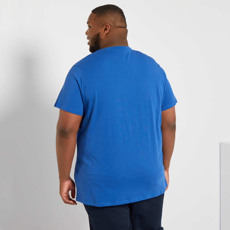 T-shirt uni en maille jersey