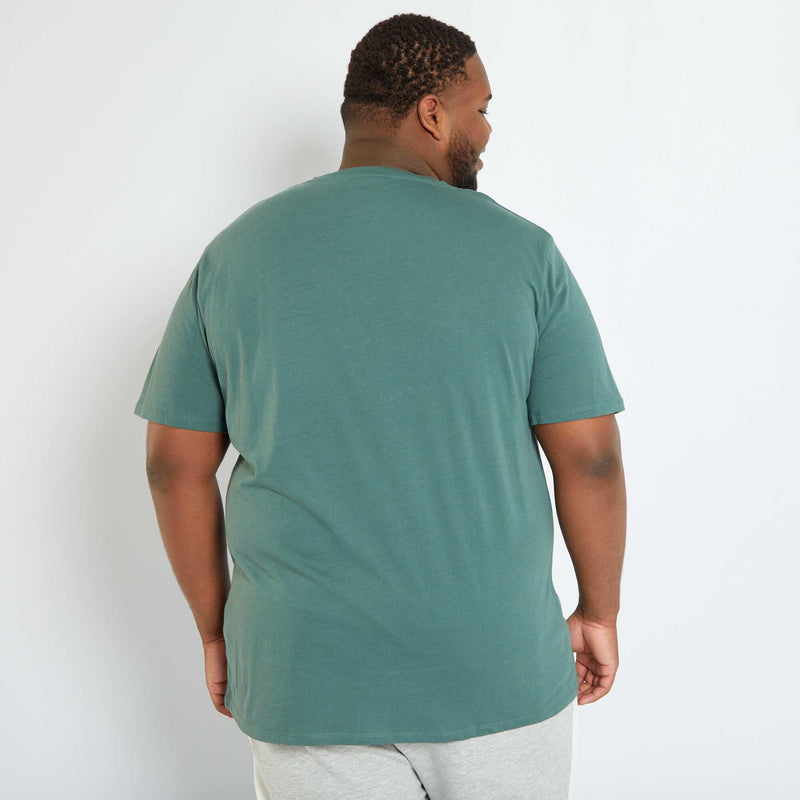 T-shirt uni en maille jersey