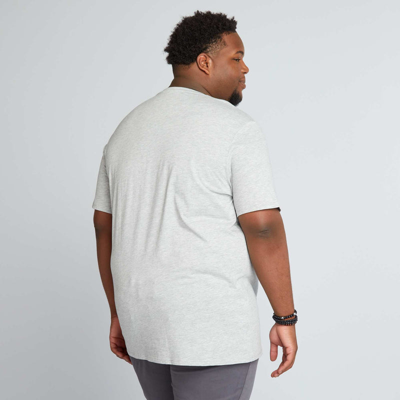 T-shirt uni en maille jersey