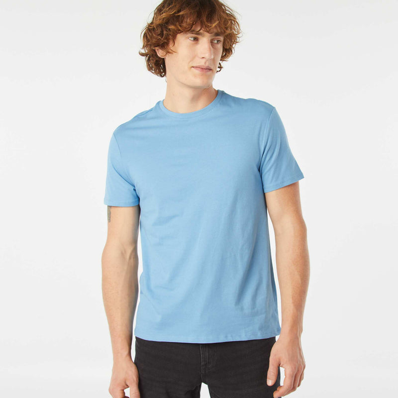 T-shirt droit en jersey uni