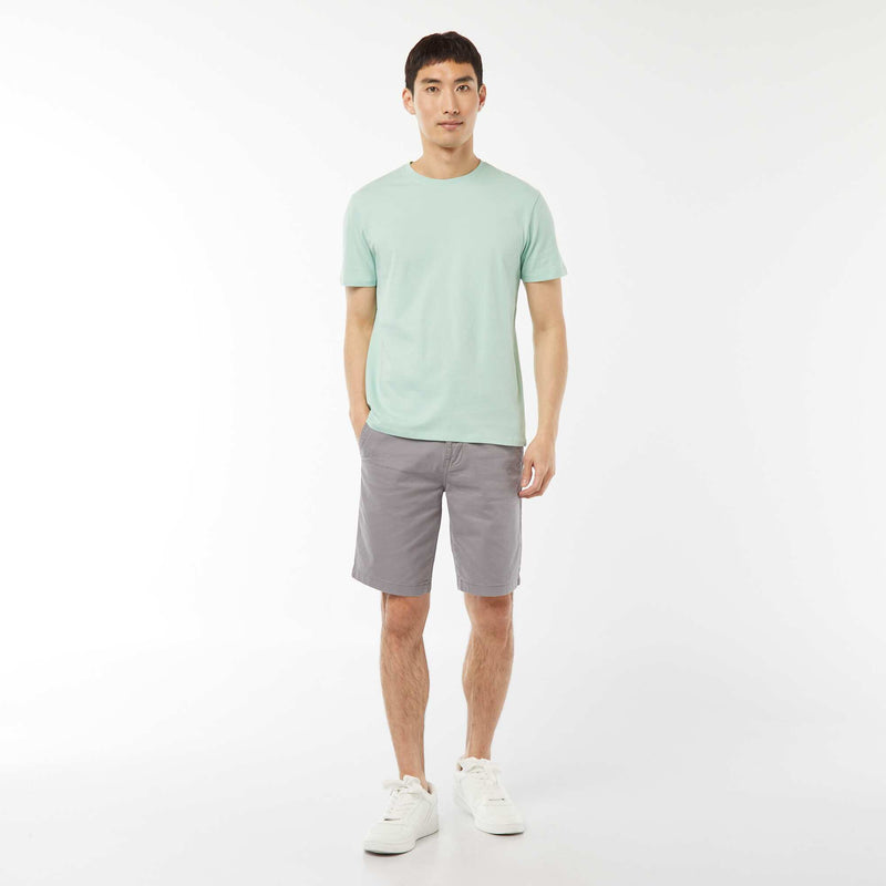 T-shirt droit en jersey uni