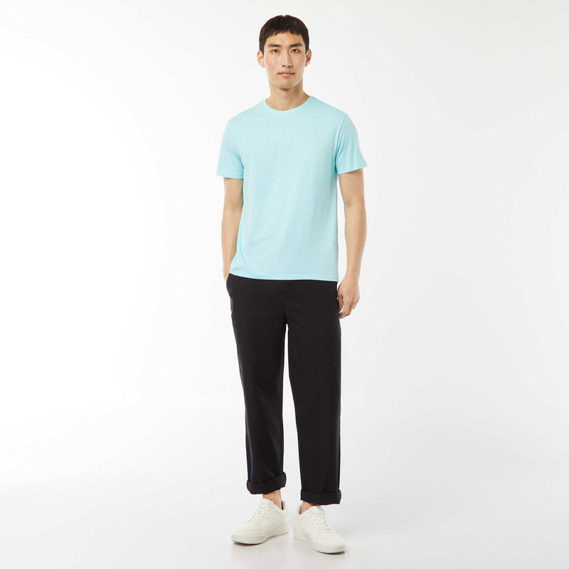 T-shirt droit en jersey uni