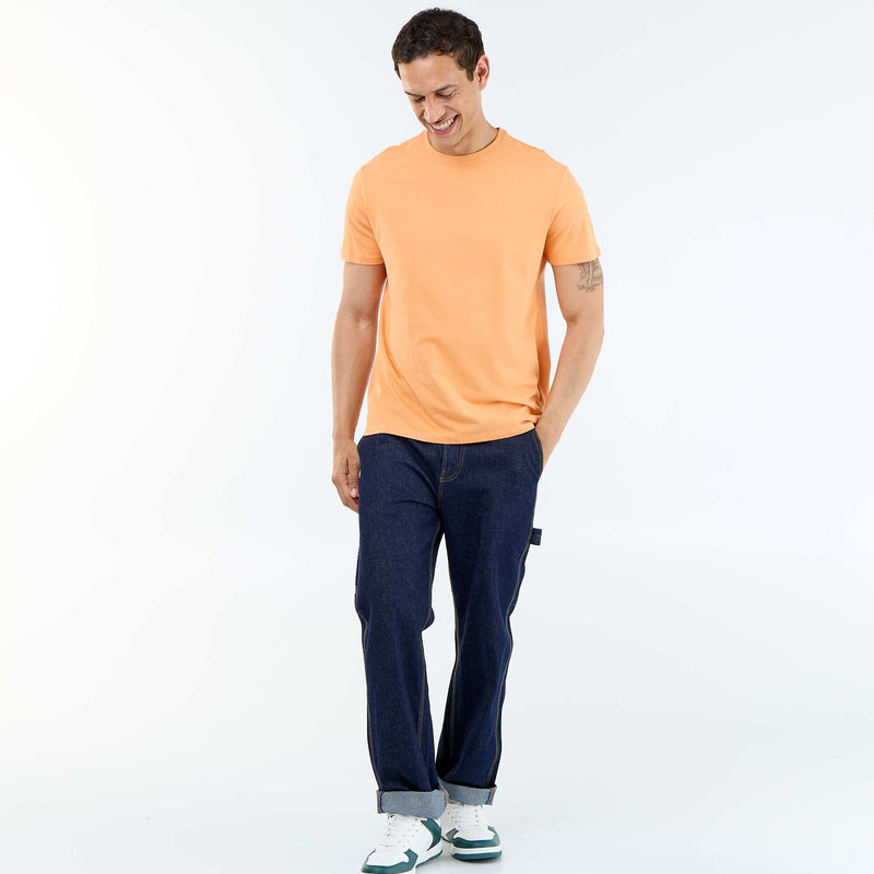 T-shirt droit en jersey uni