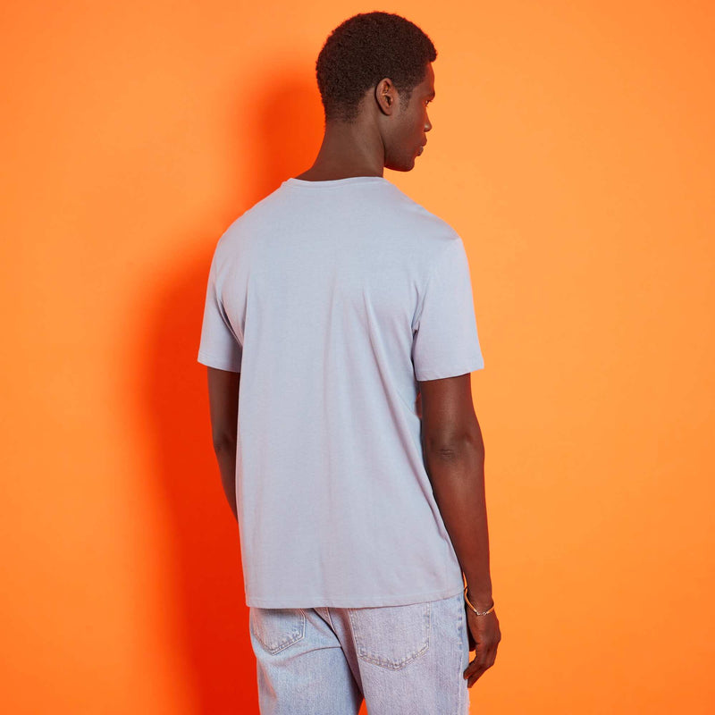 T-shirt droit en jersey uni