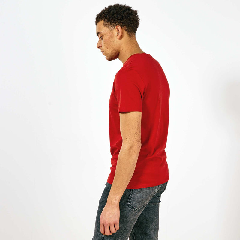 T-shirt droit en jersey uni