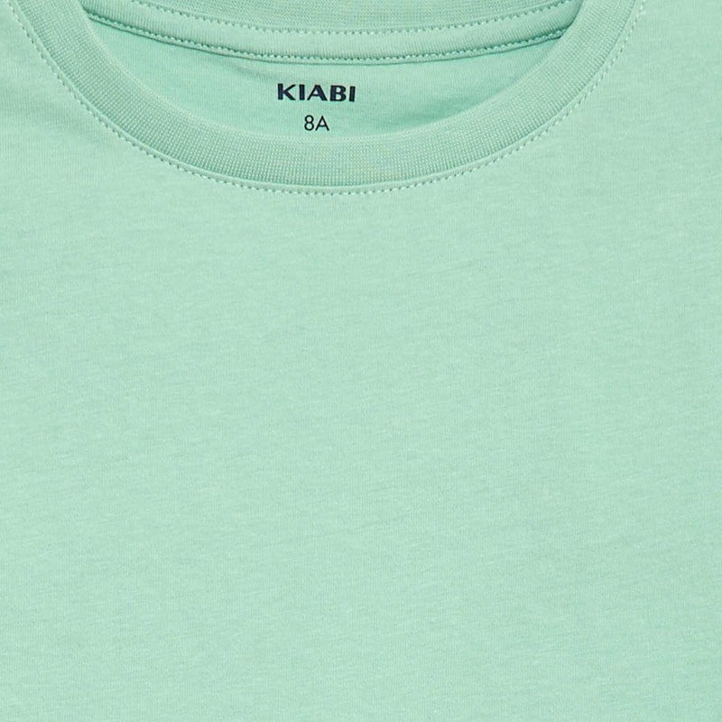 T-shirt basique en jersey uni
