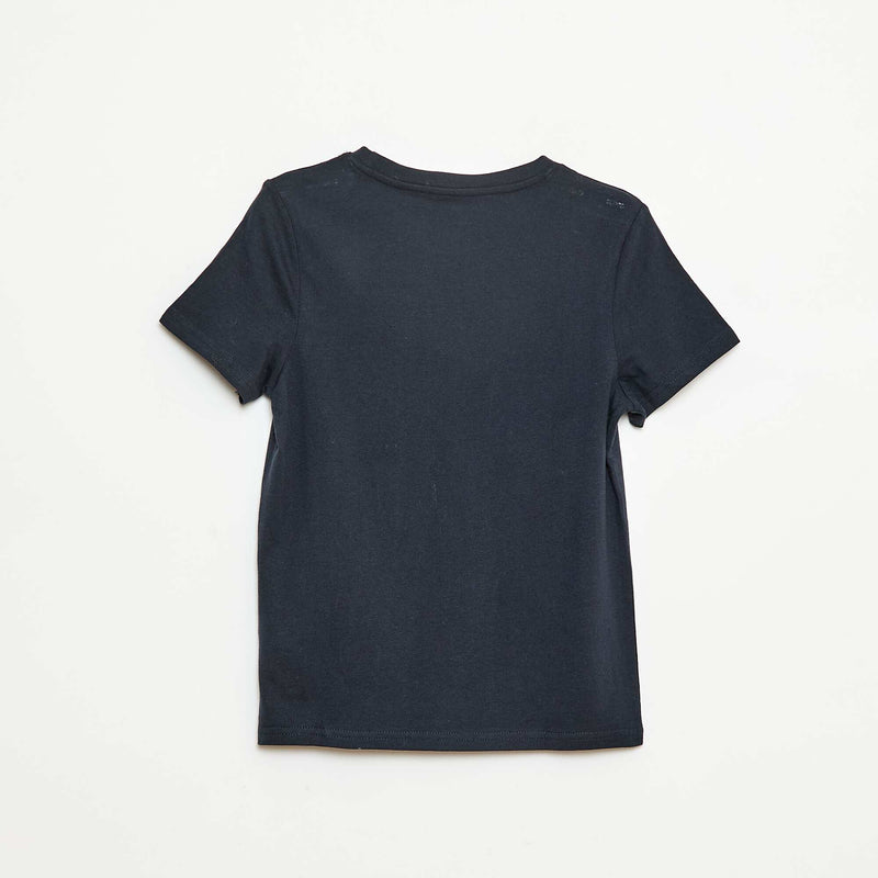 T-shirt basique en jersey uni