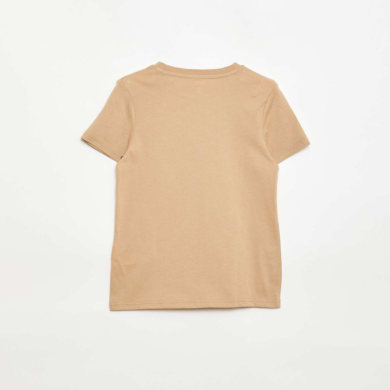 T-shirt basique en jersey uni