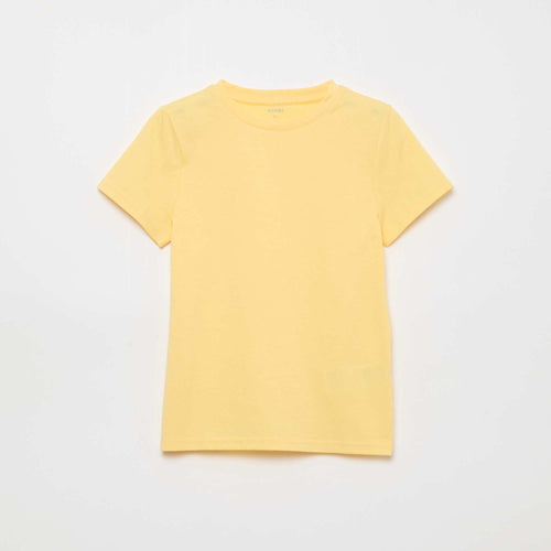 T-shirt basique en jersey uni