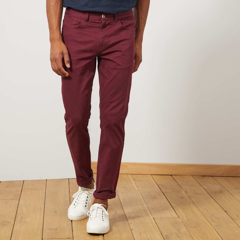 Chino slim 5 poches - L32