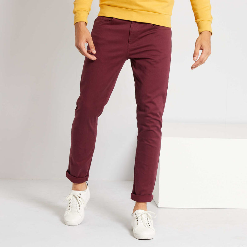 Chino slim 5 poches - L32