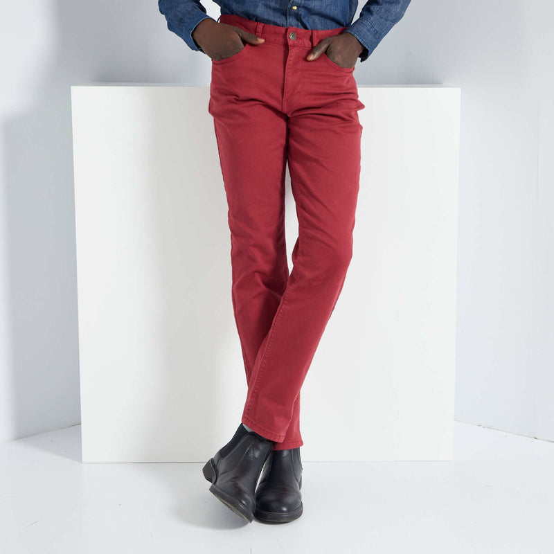 Chino slim 5 poches - L32