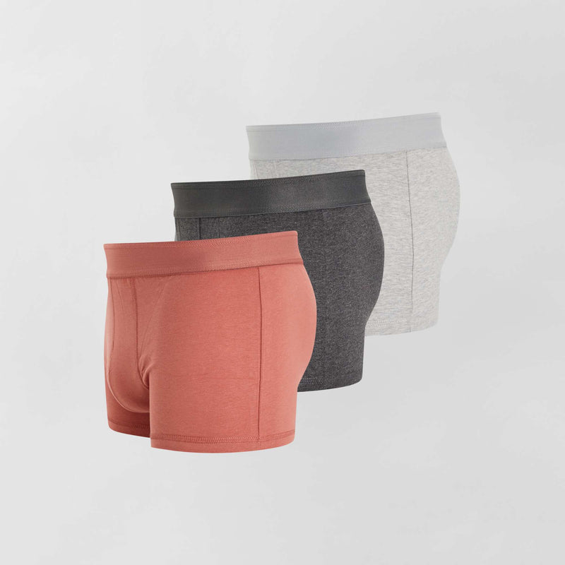 Lot de 3 boxers unis