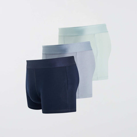 Lot de 3 boxers unis