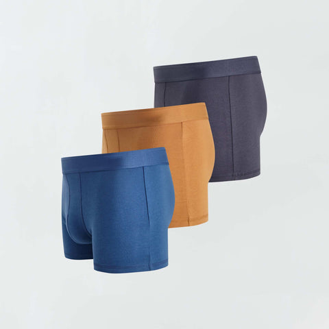 Lot de 3 boxers unis