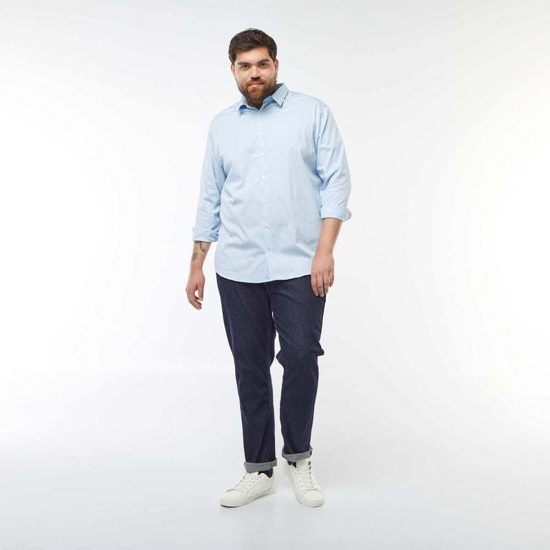 Chemise droite et stretch