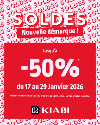 Nouvelle démarque jusqu'à -50% !