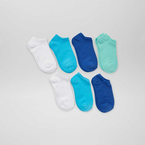 Lot de 7 paires de chaussettes invisibles