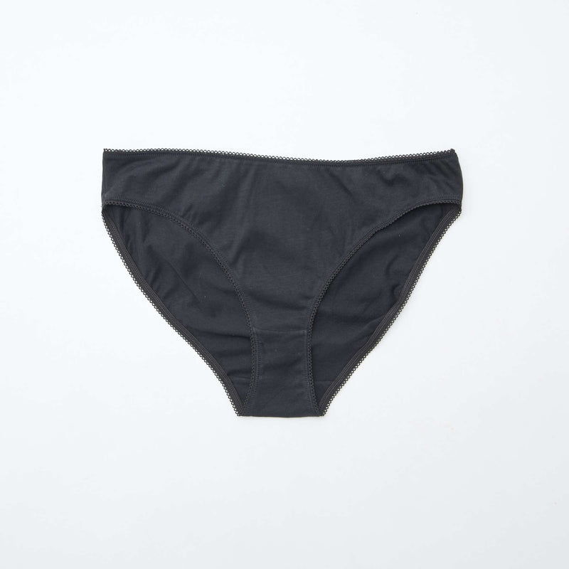 Lot de 5 culottes coton uni