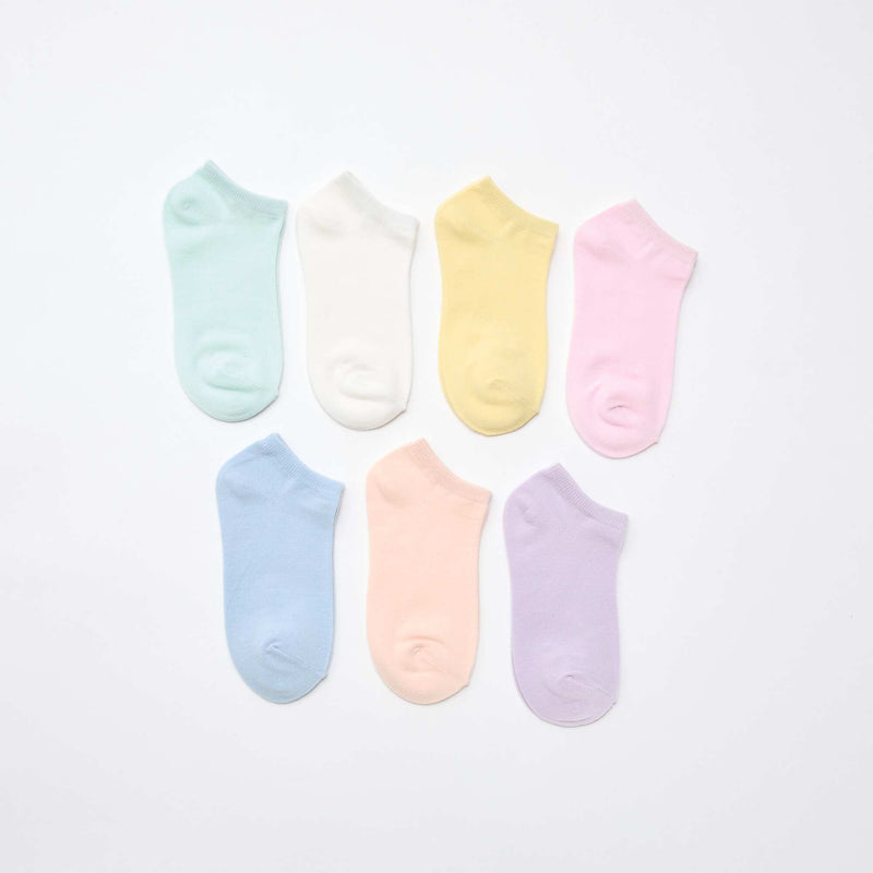 Lot de 7 paires de chaussettes invisibles