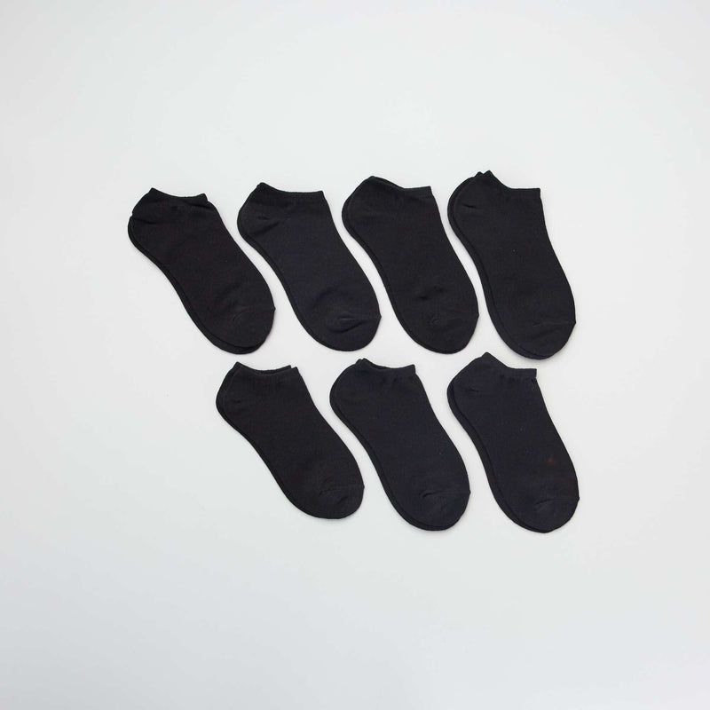 Lot de 7 paires de chaussettes invisibles