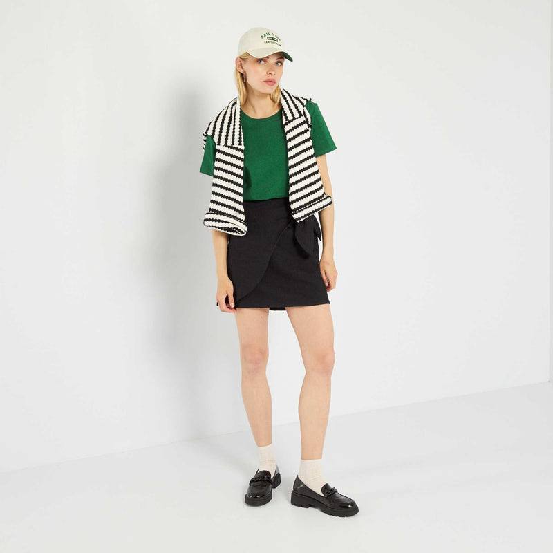 T-shirt uni en jersey