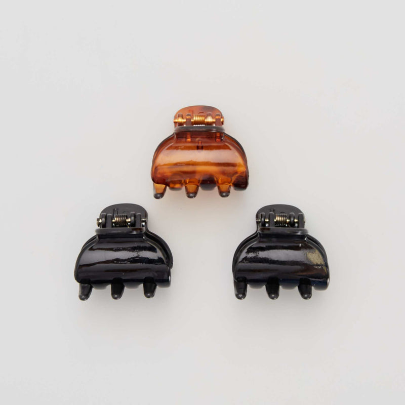 Lot de 3 pinces crabes