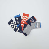 Gris/orange/bleu