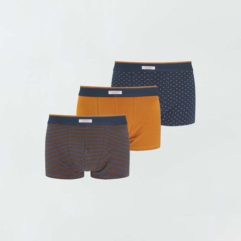 Bleu/marron