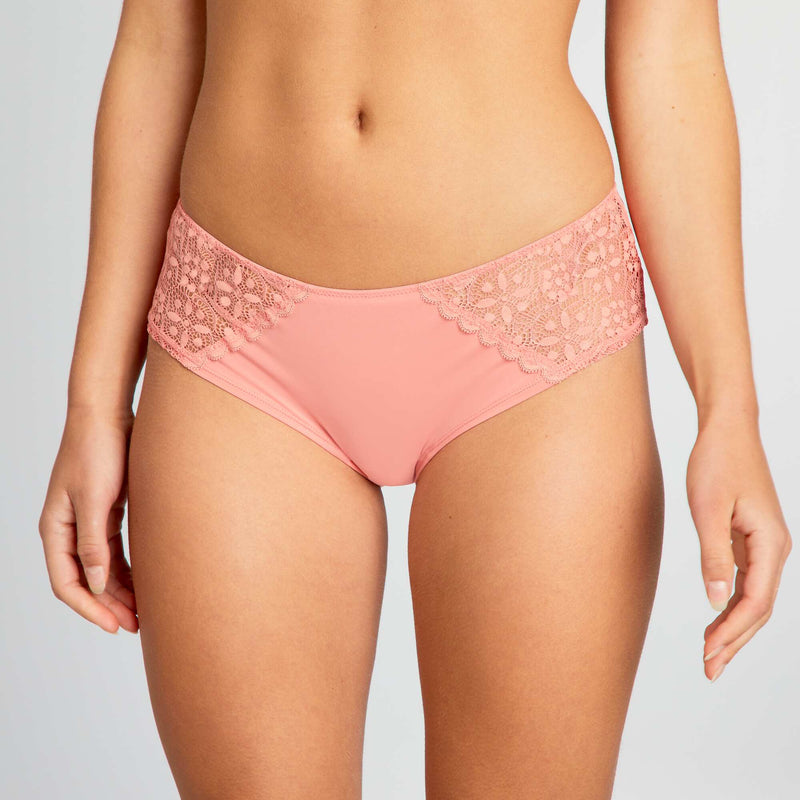 Rose pêche
