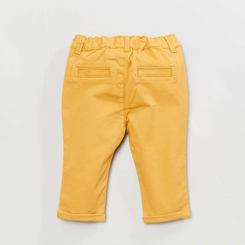 Pantalon chino uni