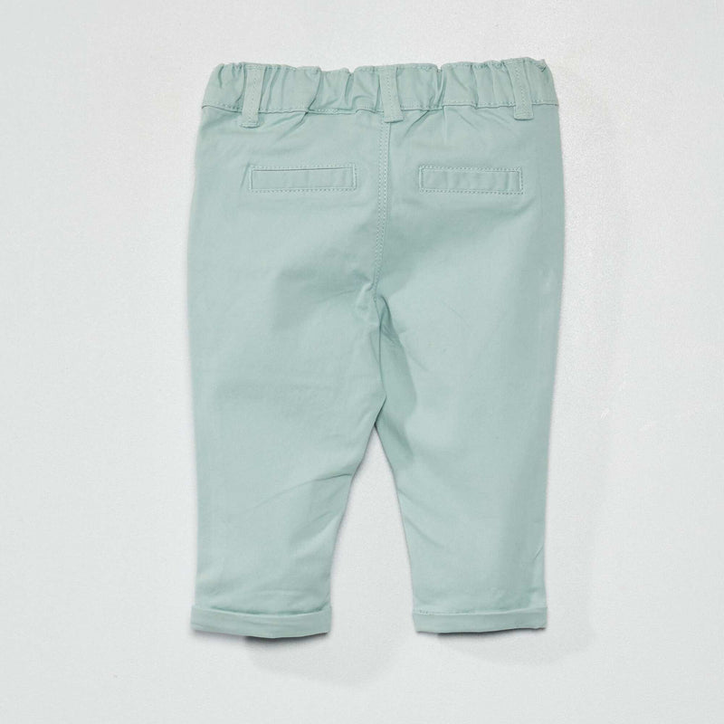 Pantalon chino uni