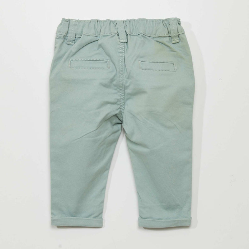 Pantalon chino uni