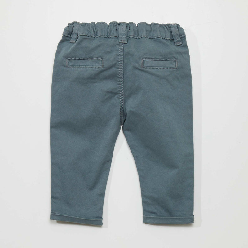 Pantalon chino uni