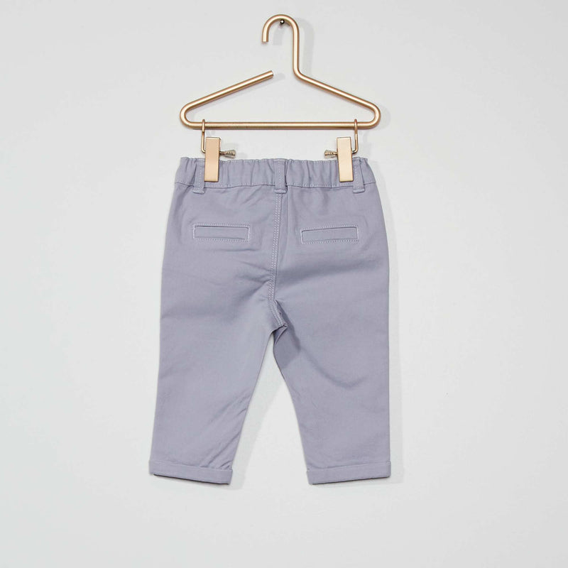 Pantalon chino uni