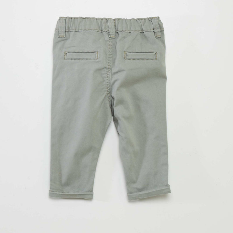 Pantalon chino uni