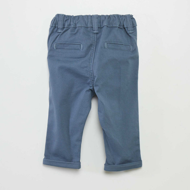 Pantalon chino uni