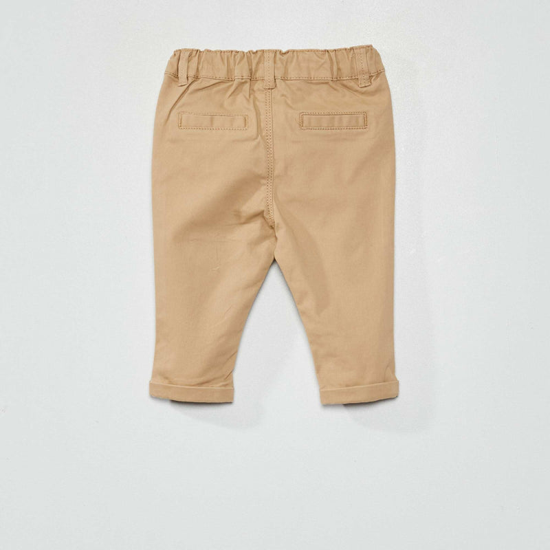 Pantalon chino uni