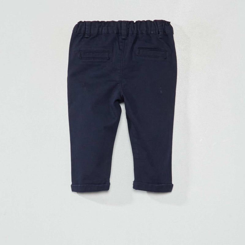 Pantalon chino uni