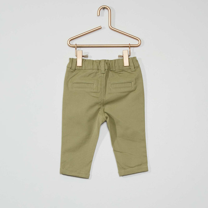 Pantalon chino uni