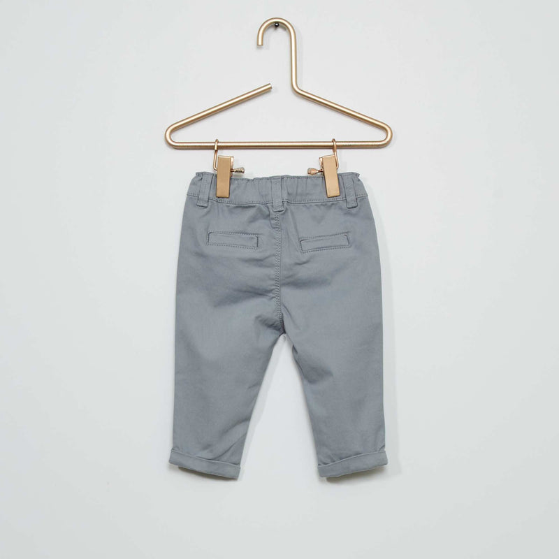 Pantalon chino uni