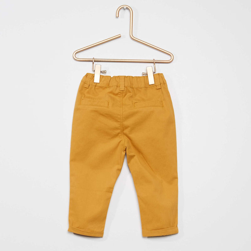 Pantalon chino uni