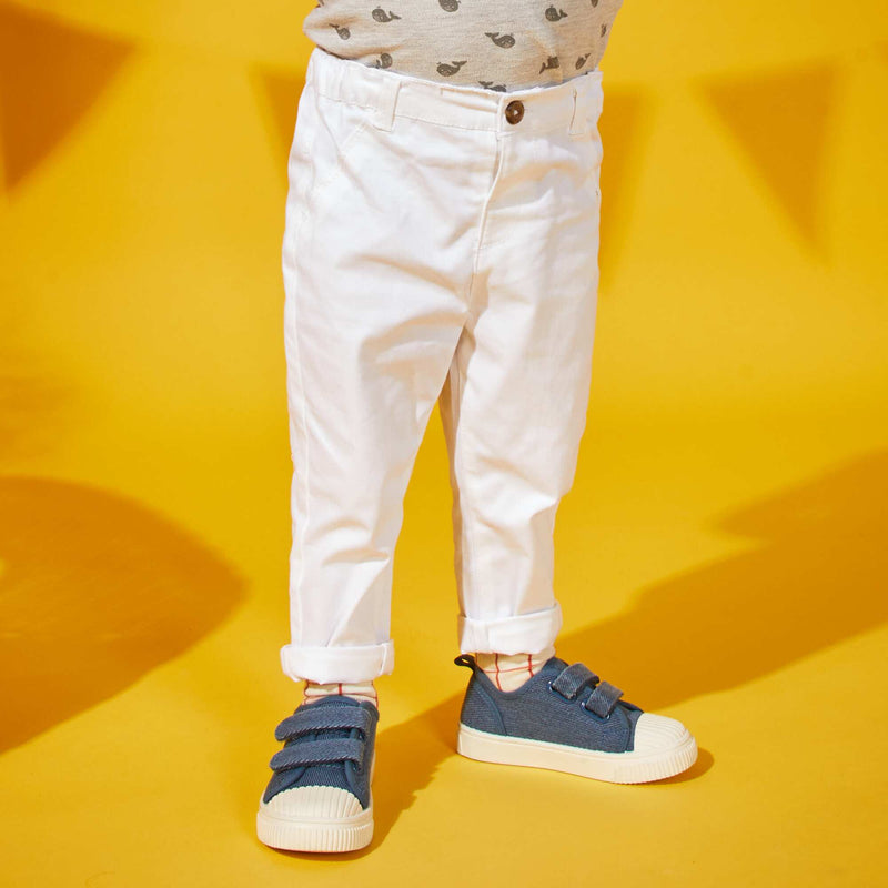Pantalon chino uni