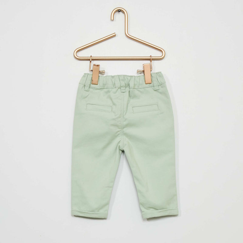 Pantalon chino uni